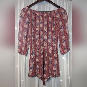 American Eagle Outfitters Paisley Romper XS